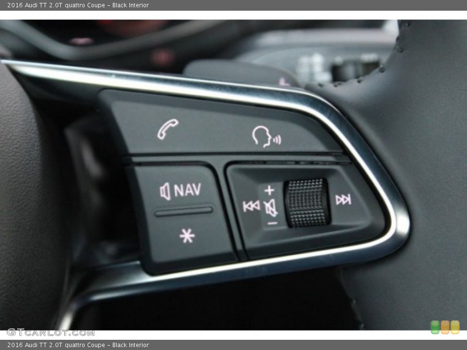 Black Interior Controls for the 2016 Audi TT 2.0T quattro Coupe #106780172