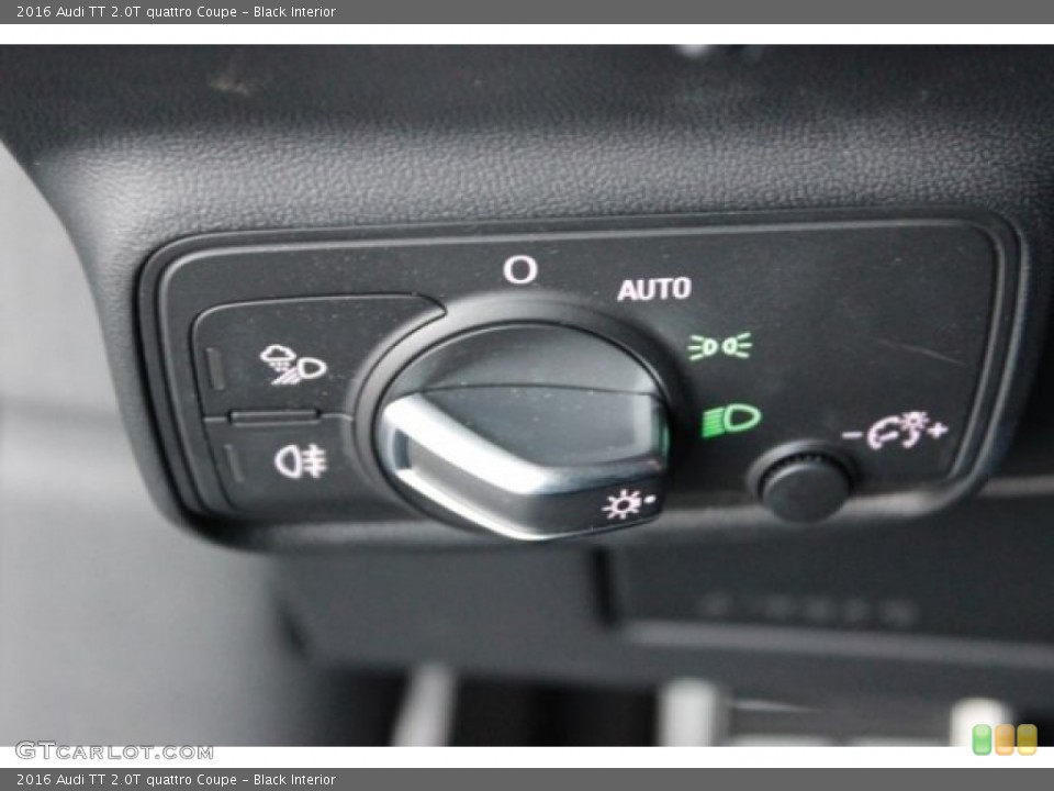 Black Interior Controls for the 2016 Audi TT 2.0T quattro Coupe #106780208