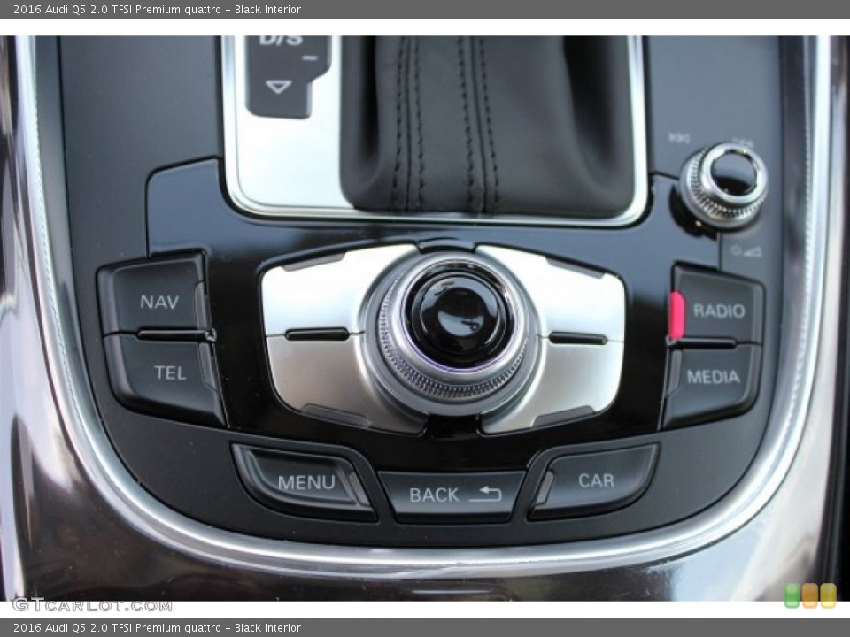 Black Interior Controls for the 2016 Audi Q5 2.0 TFSI Premium quattro #106784879