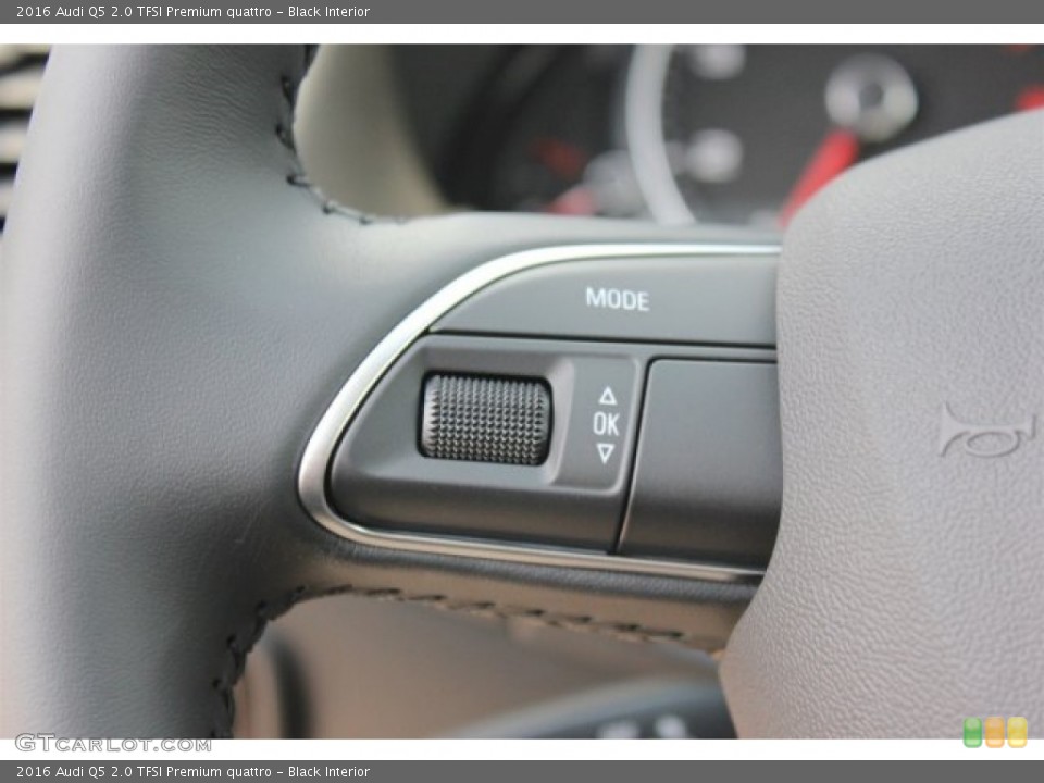 Black Interior Controls for the 2016 Audi Q5 2.0 TFSI Premium quattro #106784921