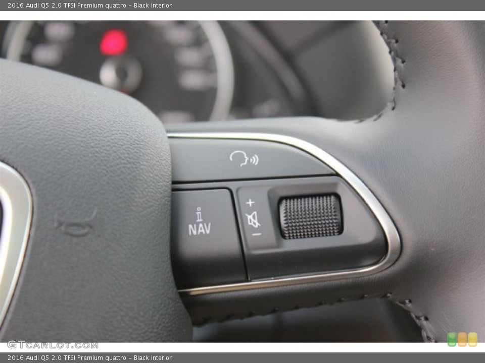 Black Interior Controls for the 2016 Audi Q5 2.0 TFSI Premium quattro #106784926