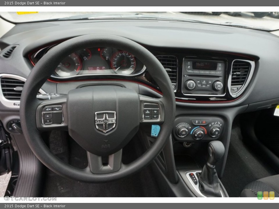 Black Interior Dashboard for the 2015 Dodge Dart SE #106797615