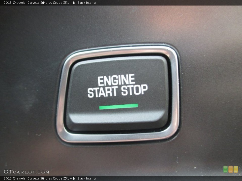 Jet Black Interior Controls for the 2015 Chevrolet Corvette Stingray Coupe Z51 #106800249