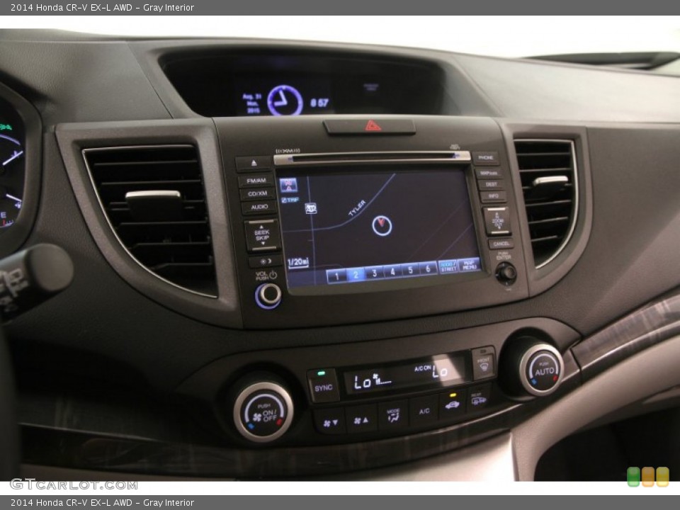 Gray Interior Controls for the 2014 Honda CR-V EX-L AWD #106801860