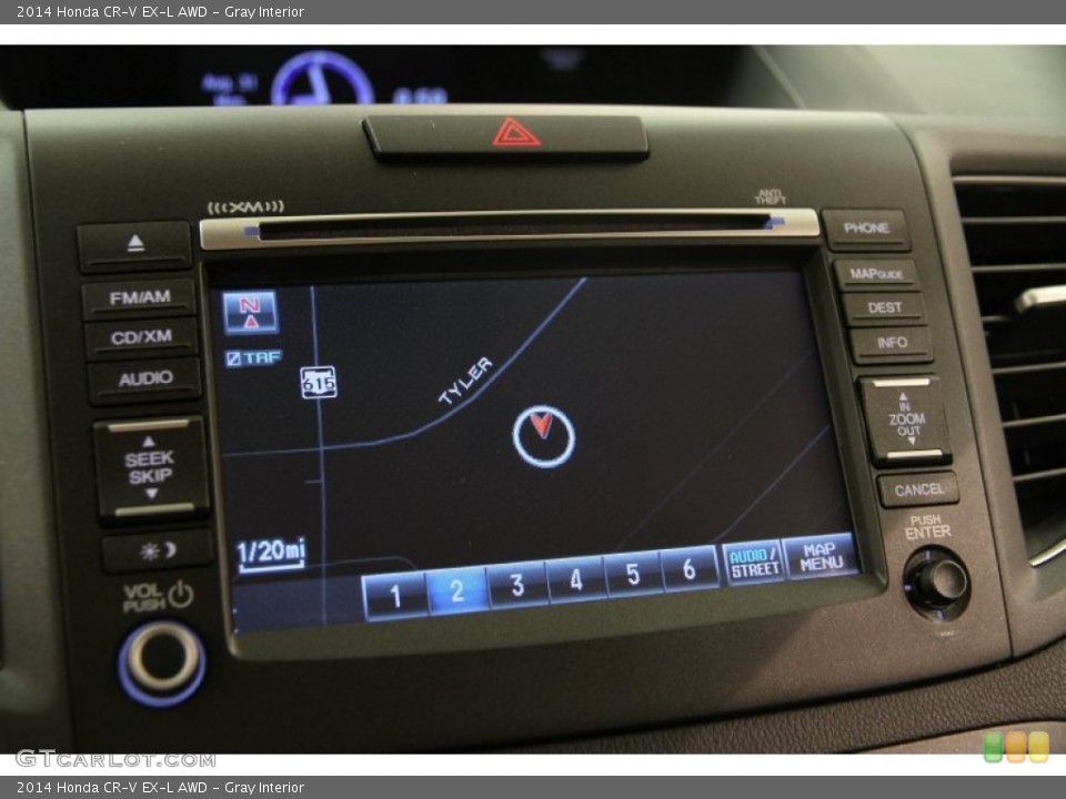 Gray Interior Navigation for the 2014 Honda CR-V EX-L AWD #106801881