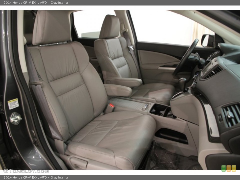 Gray Interior Front Seat for the 2014 Honda CR-V EX-L AWD #106801938
