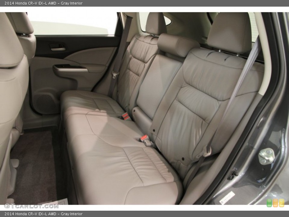 Gray Interior Rear Seat for the 2014 Honda CR-V EX-L AWD #106801962