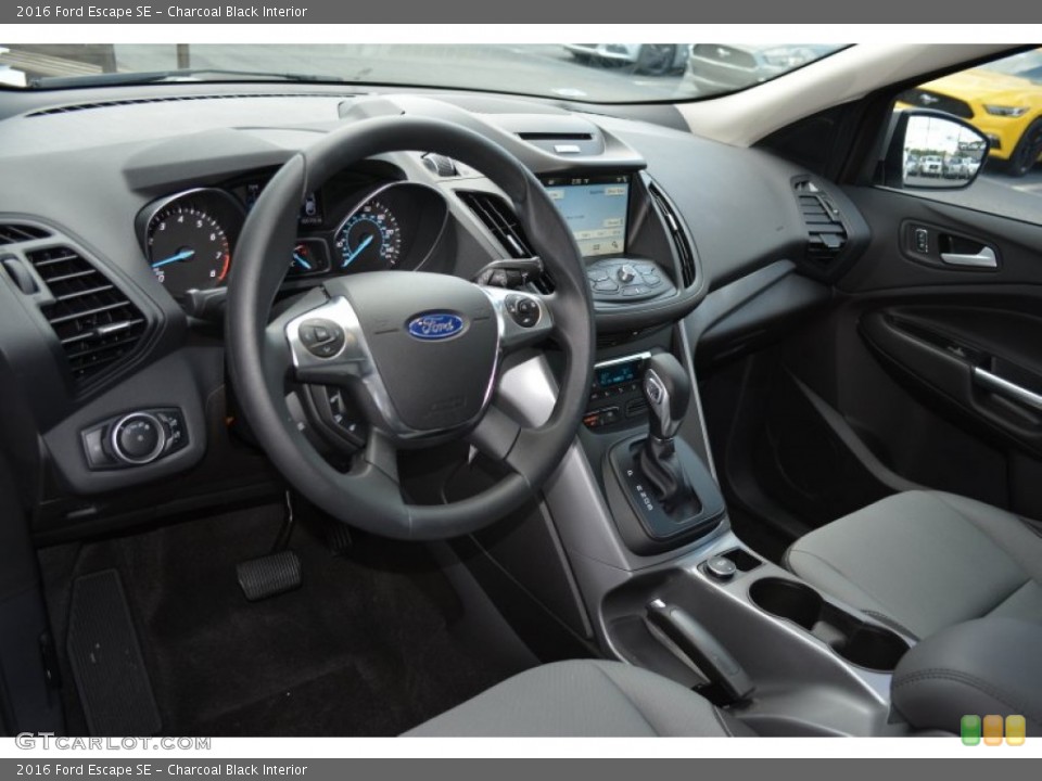 Charcoal Black Interior Dashboard for the 2016 Ford Escape SE #106804530
