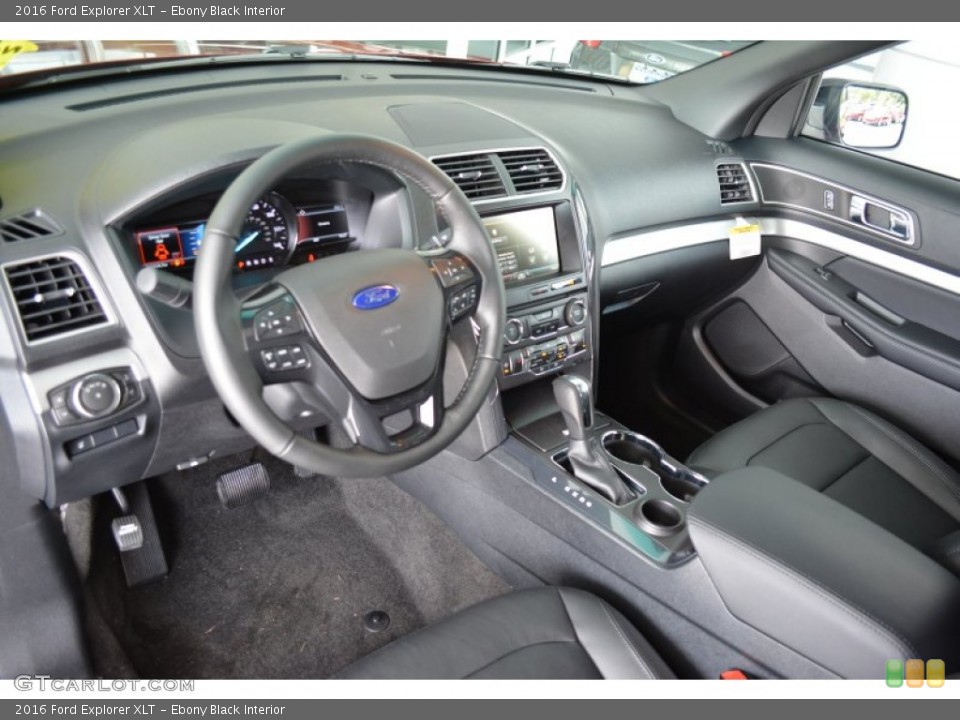 Ebony Black Interior Photo for the 2016 Ford Explorer XLT #106805616