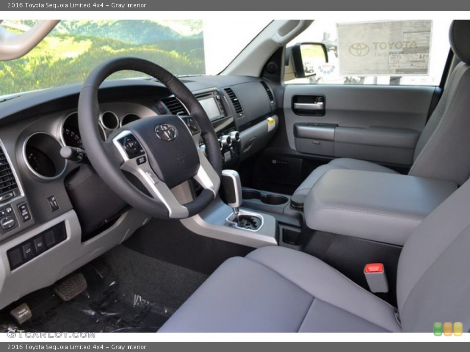 Gray Interior Photo for the 2016 Toyota Sequoia Limited 4x4 #106809192