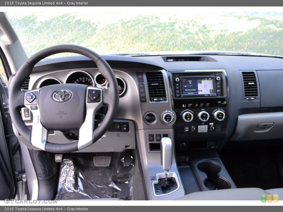 Gray Interior Dashboard for the 2016 Toyota Sequoia Limited 4x4 #106809198