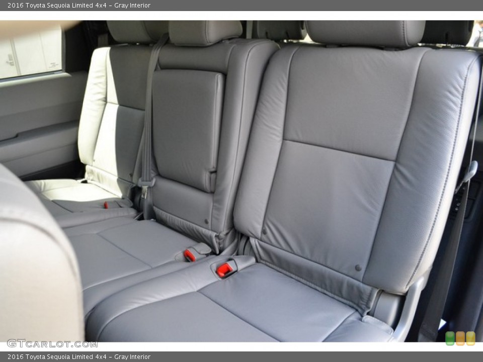 Gray Interior Rear Seat for the 2016 Toyota Sequoia Limited 4x4 #106809213