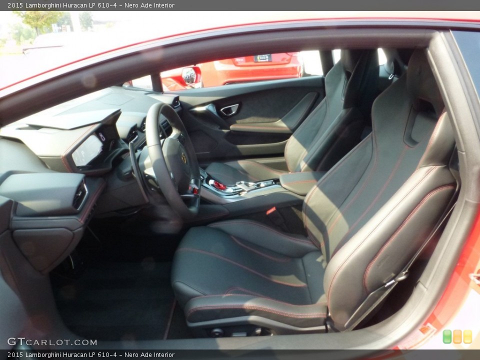 Nero Ade Interior Photo for the 2015 Lamborghini Huracan LP 610-4 #106810473