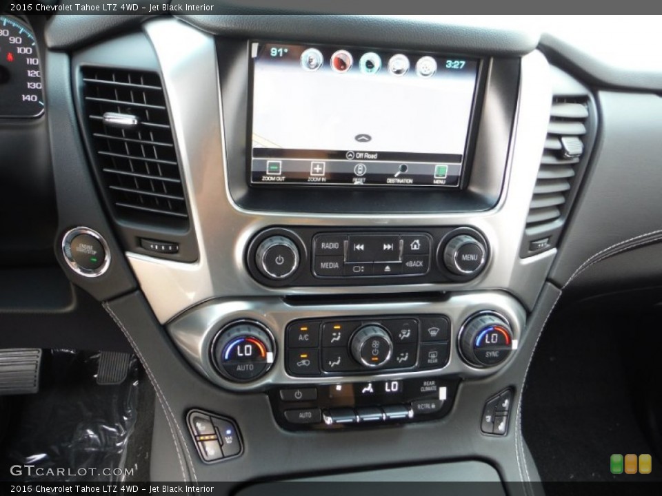 Jet Black Interior Controls for the 2016 Chevrolet Tahoe LTZ 4WD #106812429