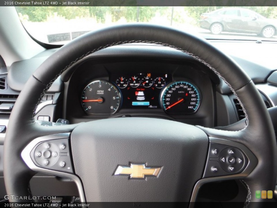 Jet Black Interior Steering Wheel for the 2016 Chevrolet Tahoe LTZ 4WD #106812534