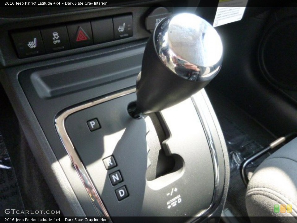 Dark Slate Gray Interior Transmission for the 2016 Jeep Patriot Latitude 4x4 #106816368