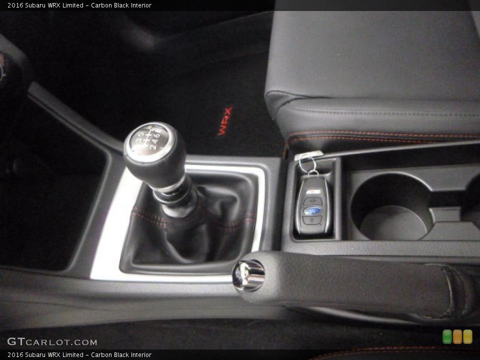Carbon Black Interior Transmission for the 2016 Subaru WRX Limited #106817328