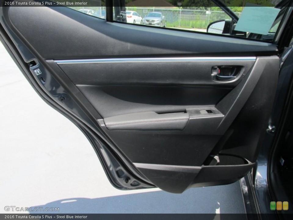 Steel Blue Interior Door Panel for the 2016 Toyota Corolla S Plus #106820289