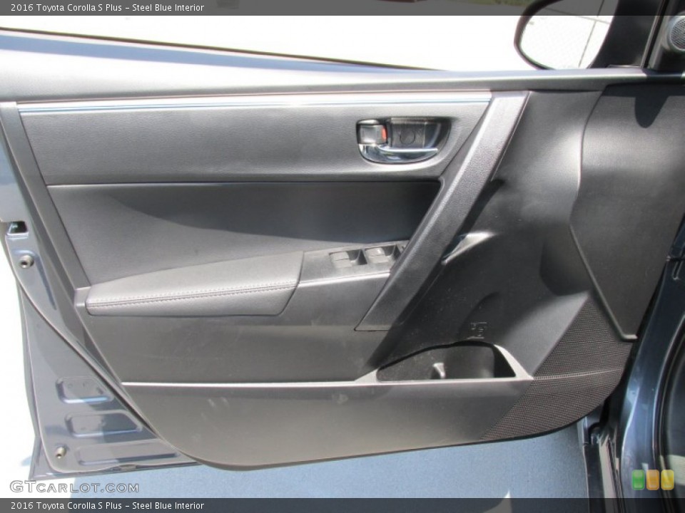 Steel Blue Interior Door Panel for the 2016 Toyota Corolla S Plus #106820340
