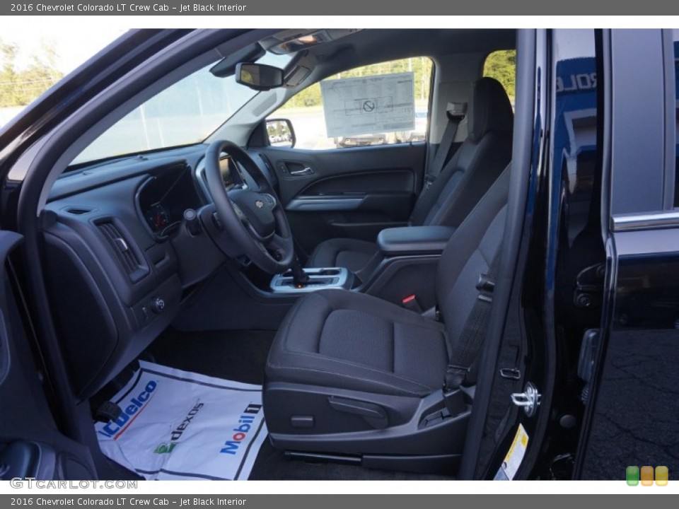 Jet Black Interior Photo for the 2016 Chevrolet Colorado LT Crew Cab #106831164