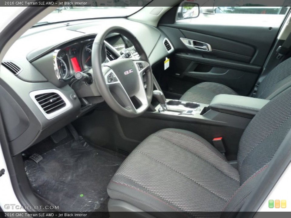 Jet Black Interior Photo for the 2016 GMC Terrain SLE AWD #106833795