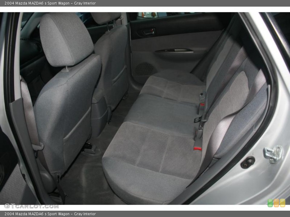 Gray Interior Rear Seat for the 2004 Mazda MAZDA6 s Sport Wagon #106837356