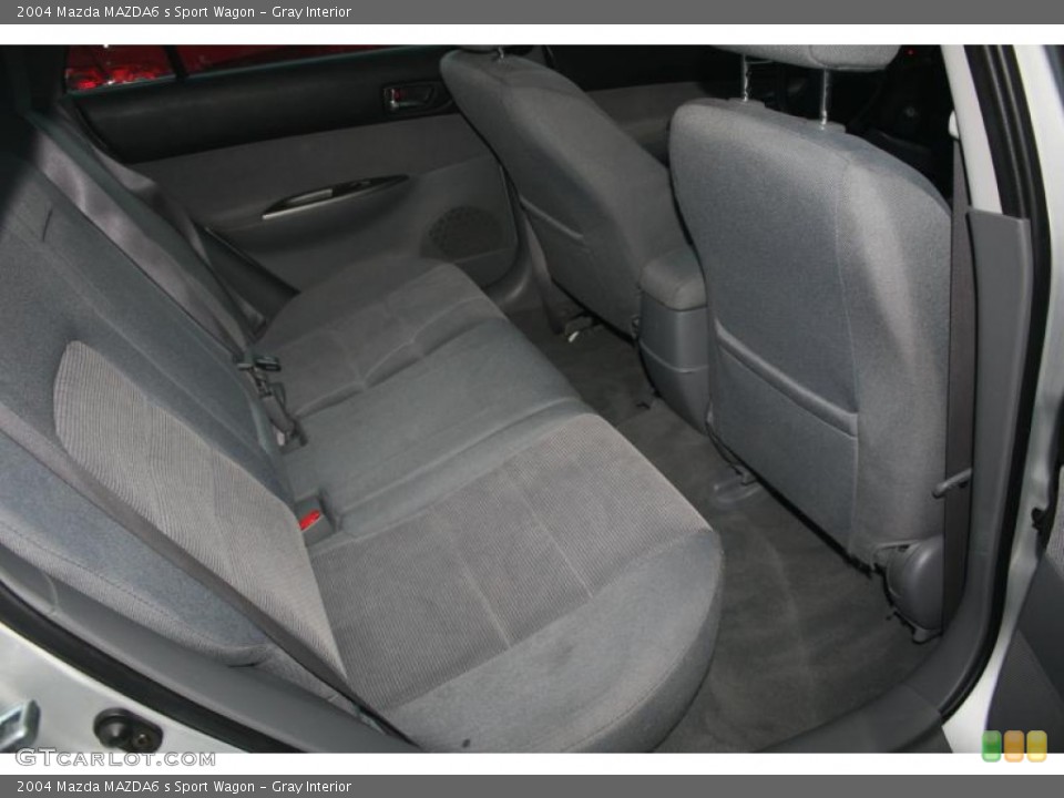 Gray Interior Rear Seat for the 2004 Mazda MAZDA6 s Sport Wagon #106837656