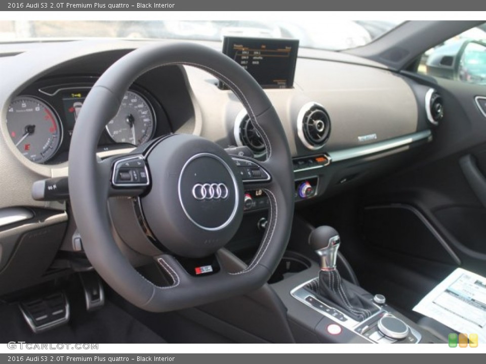 Black Interior Dashboard for the 2016 Audi S3 2.0T Premium Plus quattro #106846284