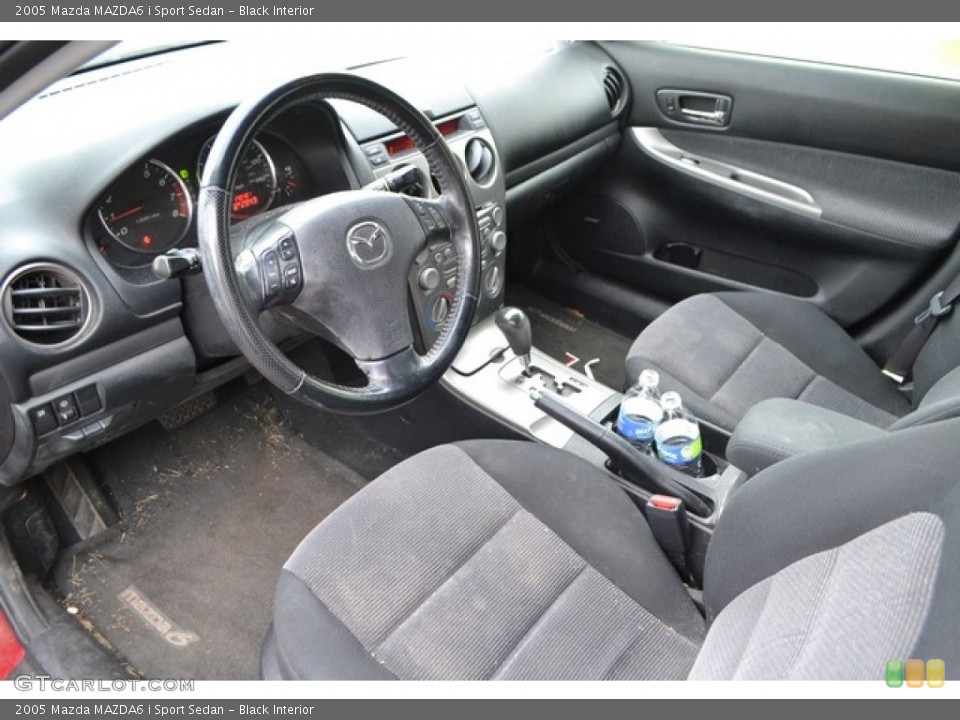 Black Interior Photo for the 2005 Mazda MAZDA6 i Sport Sedan #106846710