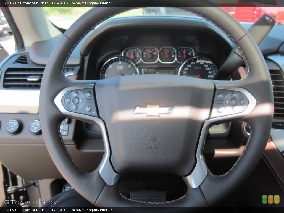 Cocoa/Mahogany Interior Steering Wheel for the 2016 Chevrolet Suburban LTZ 4WD #106852791