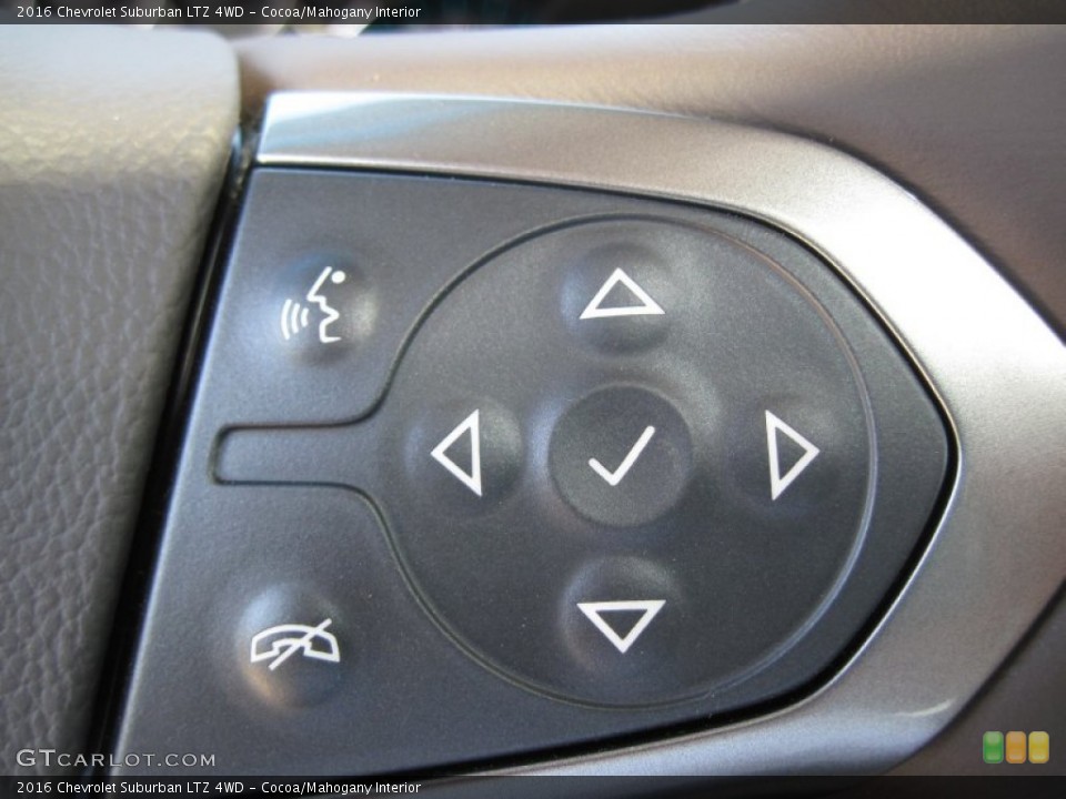 Cocoa/Mahogany Interior Controls for the 2016 Chevrolet Suburban LTZ 4WD #106852833