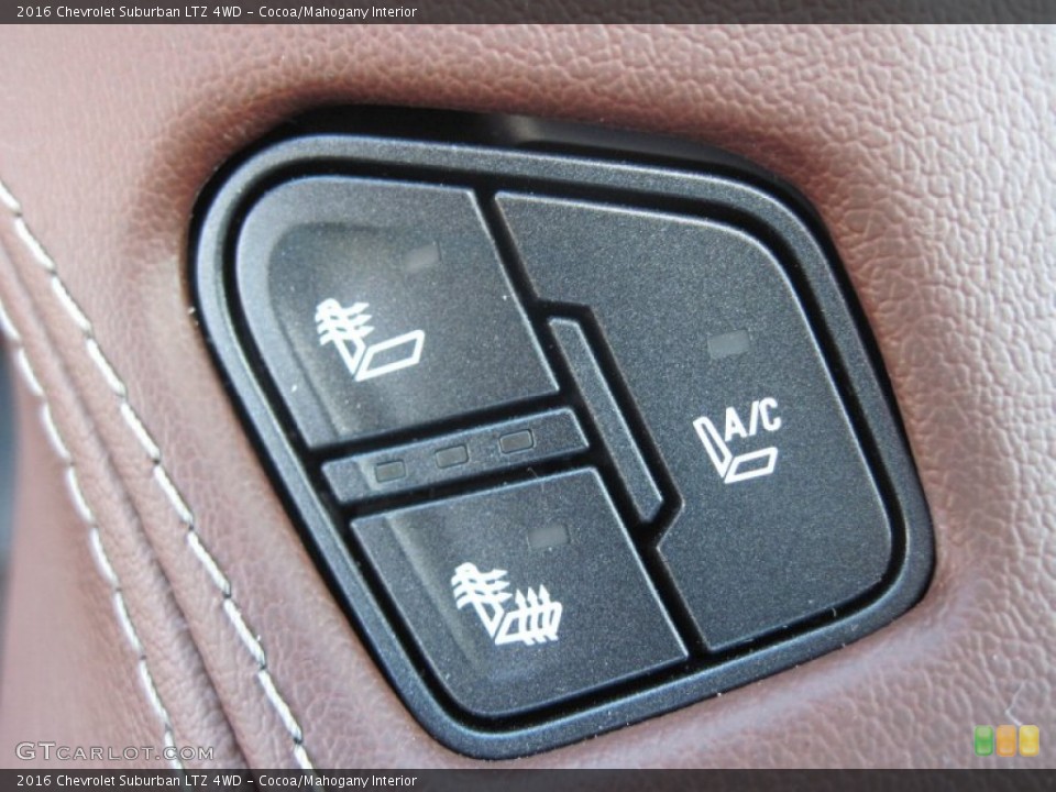 Cocoa/Mahogany Interior Controls for the 2016 Chevrolet Suburban LTZ 4WD #106852836