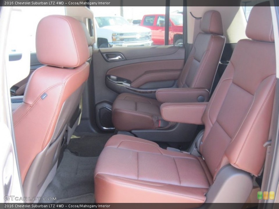 Cocoa/Mahogany Interior Rear Seat for the 2016 Chevrolet Suburban LTZ 4WD #106853090
