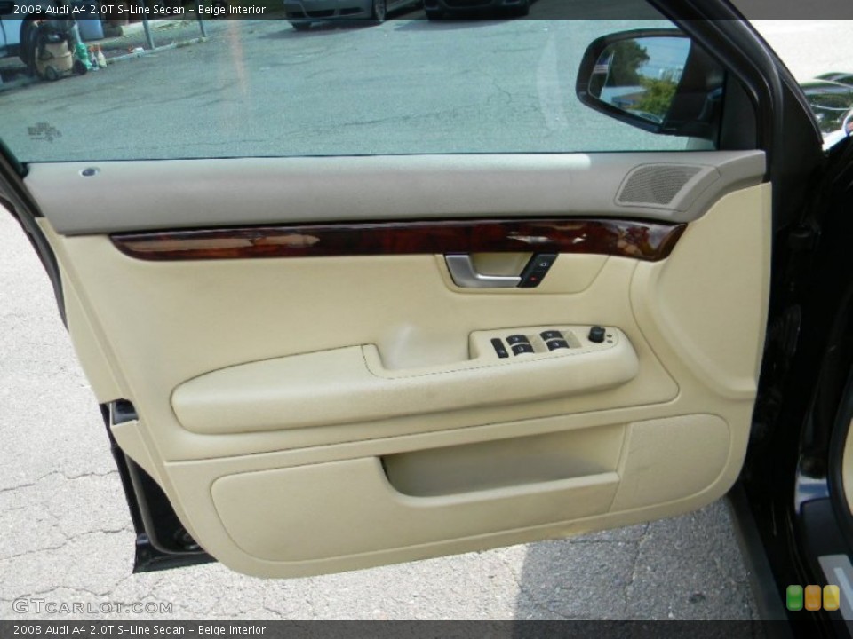 Beige Interior Door Panel for the 2008 Audi A4 2.0T S-Line Sedan #106864161