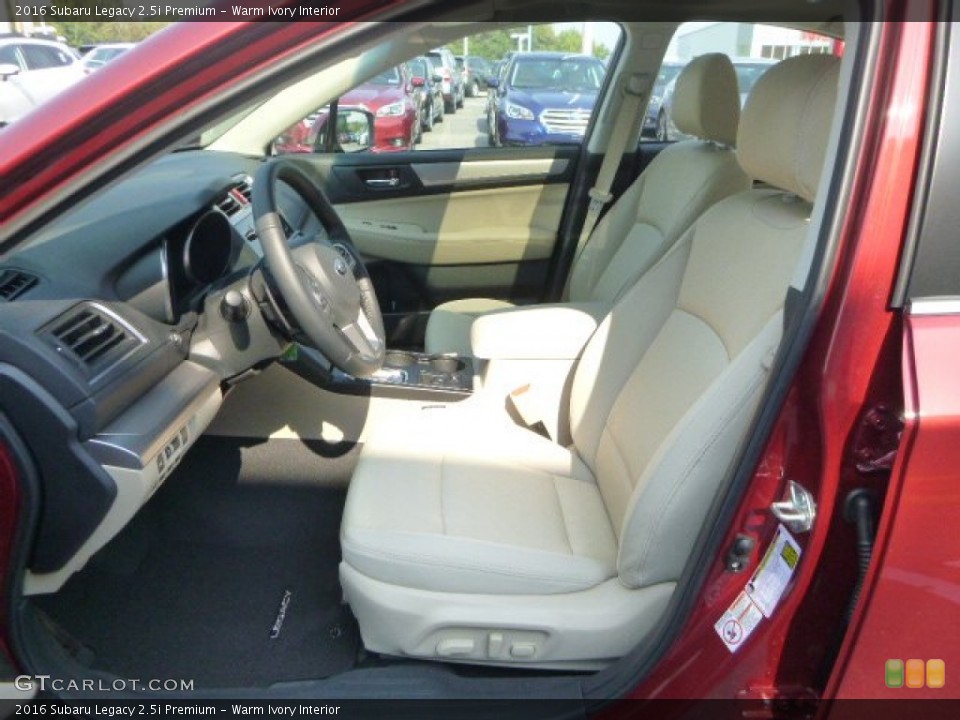 Warm Ivory Interior Photo for the 2016 Subaru Legacy 2.5i Premium #106865880