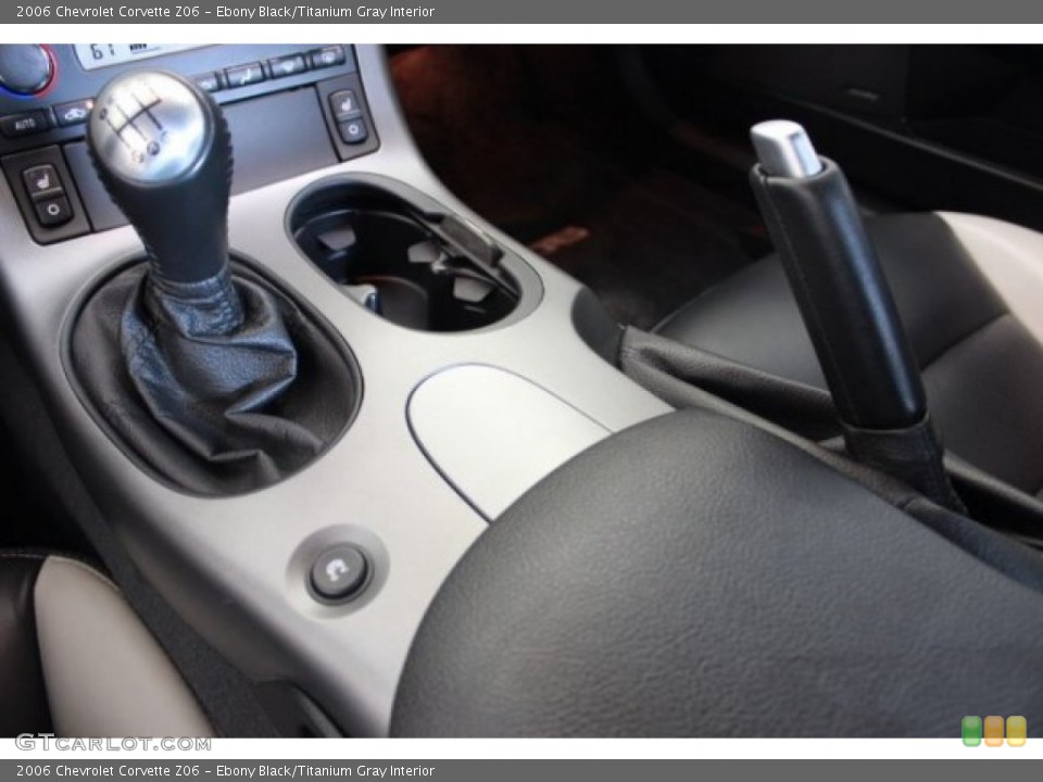 Ebony Black/Titanium Gray Interior Transmission for the 2006 Chevrolet Corvette Z06 #106869938