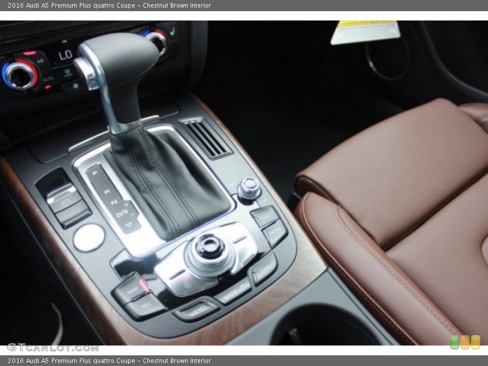 Chestnut Brown Interior Transmission for the 2016 Audi A5 Premium Plus quattro Coupe #106880094
