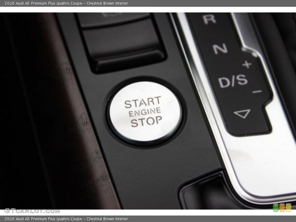 Chestnut Brown Interior Controls for the 2016 Audi A5 Premium Plus quattro Coupe #106880106