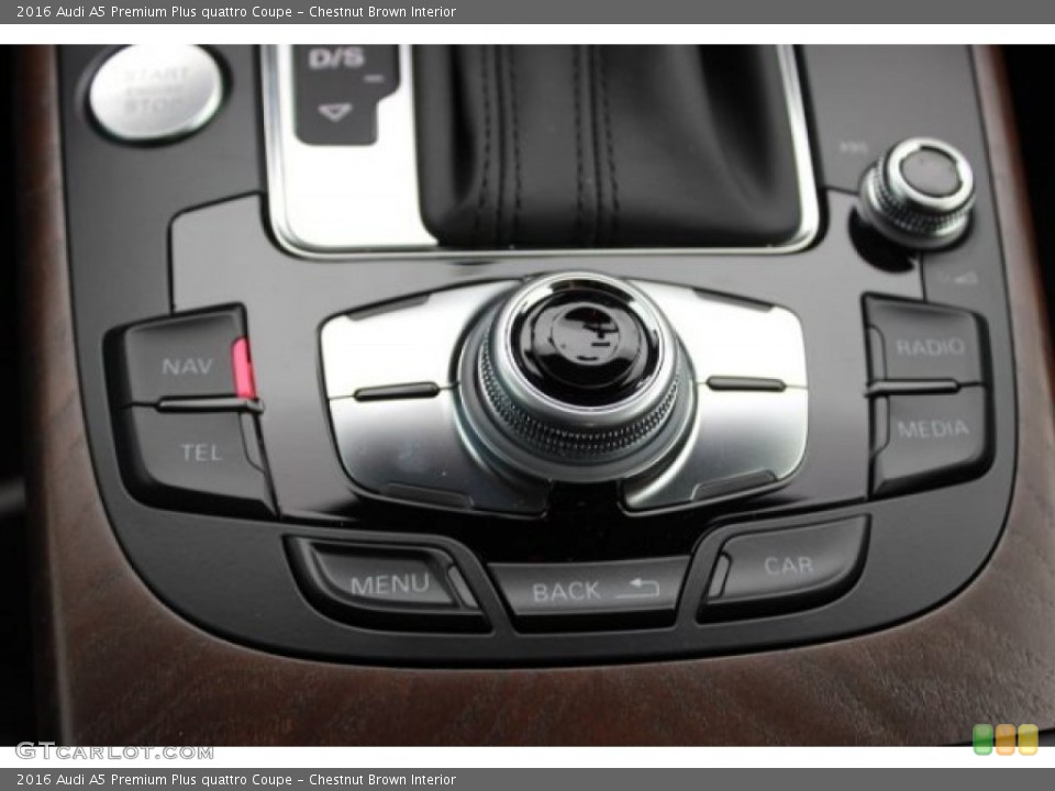 Chestnut Brown Interior Controls for the 2016 Audi A5 Premium Plus quattro Coupe #106880115