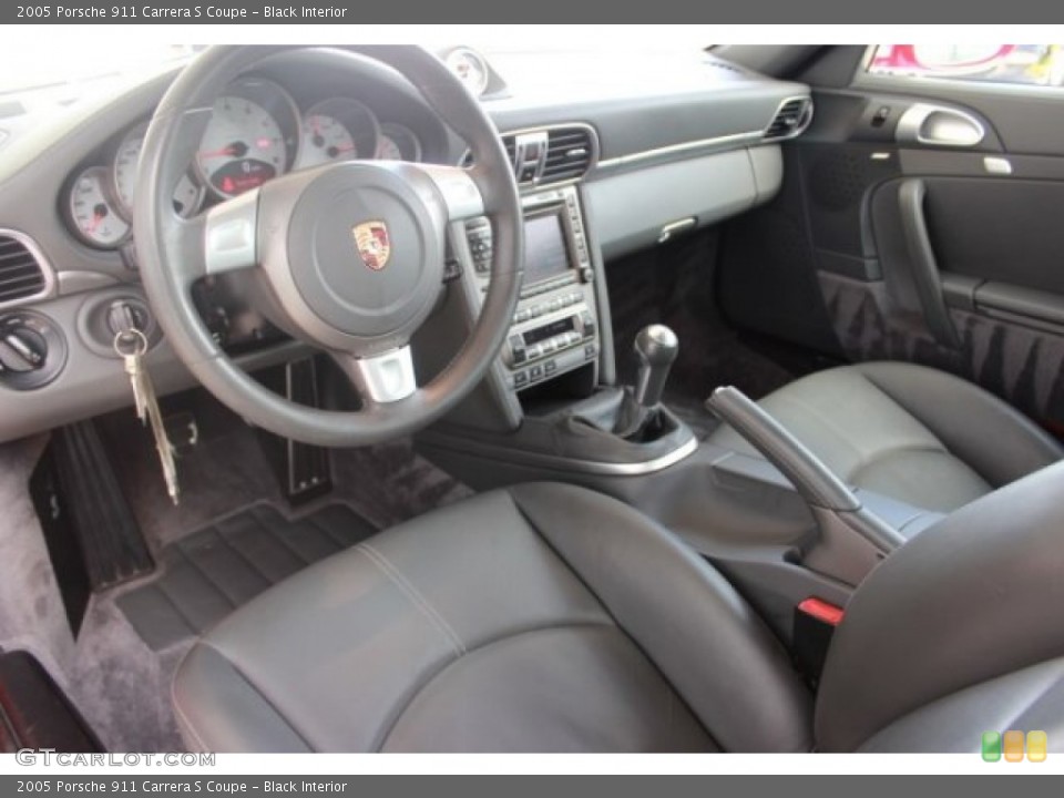 Black Interior Photo for the 2005 Porsche 911 Carrera S Coupe #106887014
