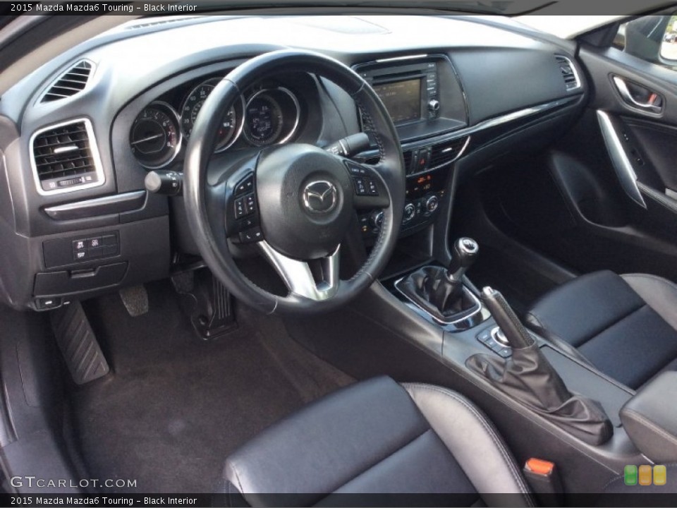 Black 2015 Mazda Mazda6 Interiors