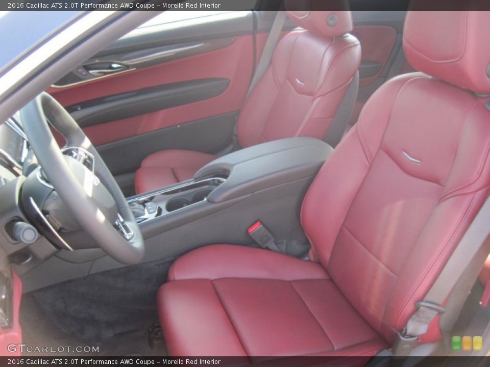 Morello Red 2016 Cadillac ATS Interiors