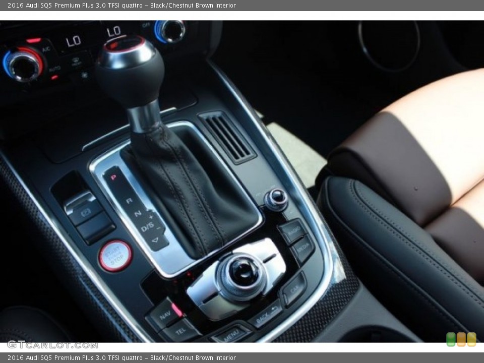 Black/Chestnut Brown Interior Transmission for the 2016 Audi SQ5 Premium Plus 3.0 TFSI quattro #106891664