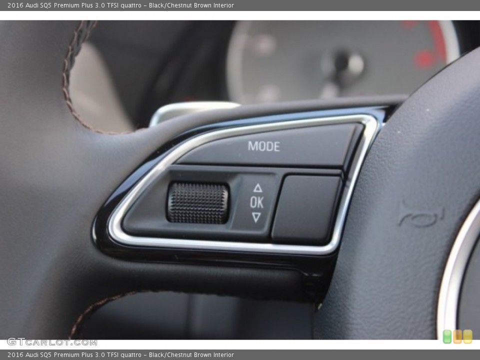 Black/Chestnut Brown Interior Controls for the 2016 Audi SQ5 Premium Plus 3.0 TFSI quattro #106891865