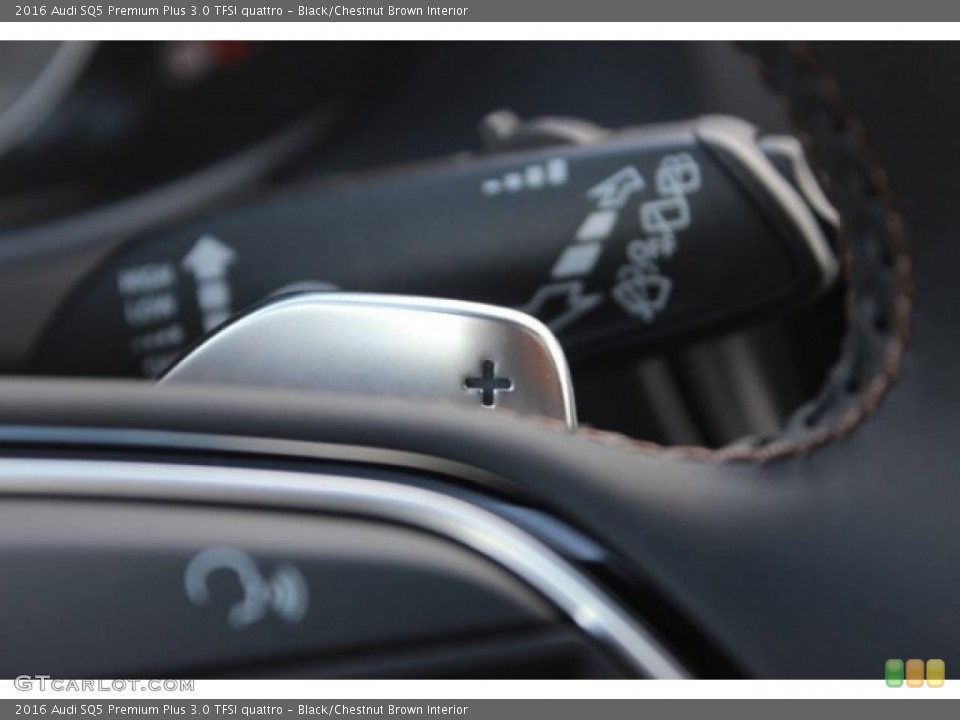 Black/Chestnut Brown Interior Transmission for the 2016 Audi SQ5 Premium Plus 3.0 TFSI quattro #106891919