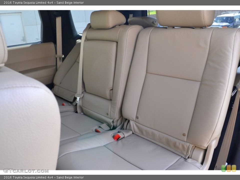 Sand Beige Interior Rear Seat for the 2016 Toyota Sequoia Limited 4x4 #106895048