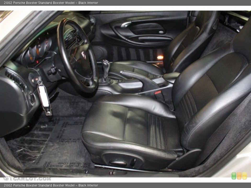 Black Interior Front Seat for the 2002 Porsche Boxster  #106899824