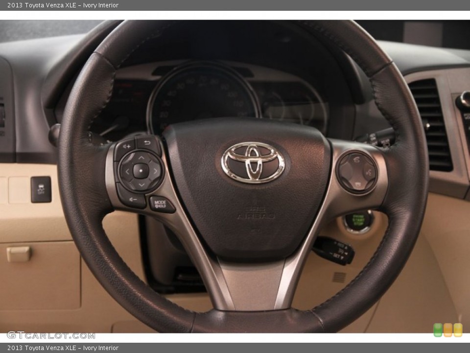 Ivory Interior Steering Wheel for the 2013 Toyota Venza XLE #106903255