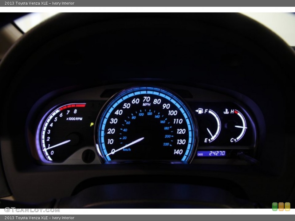 Ivory Interior Gauges for the 2013 Toyota Venza XLE #106903276