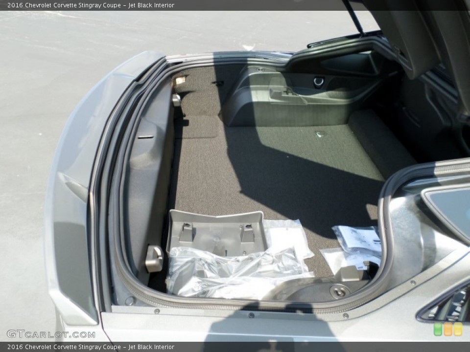 Jet Black Interior Trunk for the 2016 Chevrolet Corvette Stingray Coupe #106906264